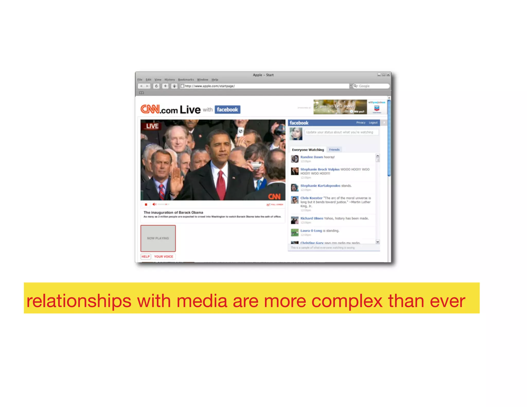 relationships with media are more complex than ever
 