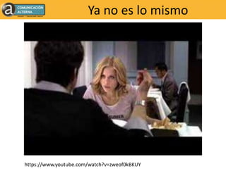 Ya no es lo mismo




https://www.youtube.com/watch?v=zweof0kBKUY
 