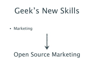 class Marketing extends Geek {

    var $community =      ;

    function raise_visibility(){}
    function generate_leads...