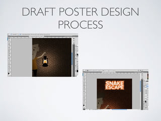 DRAFT POSTER DESIGN
PROCESS
 