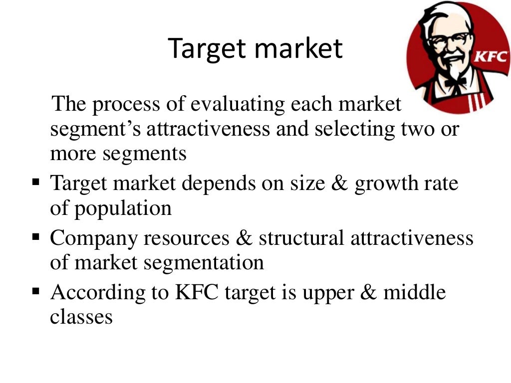 Marketing Mix of KFC