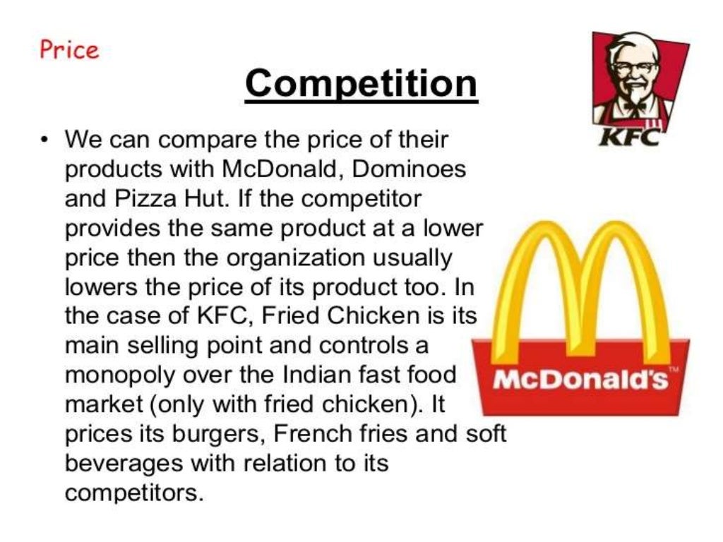 Marketing Mix of KFC