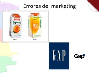 Errores del marketing