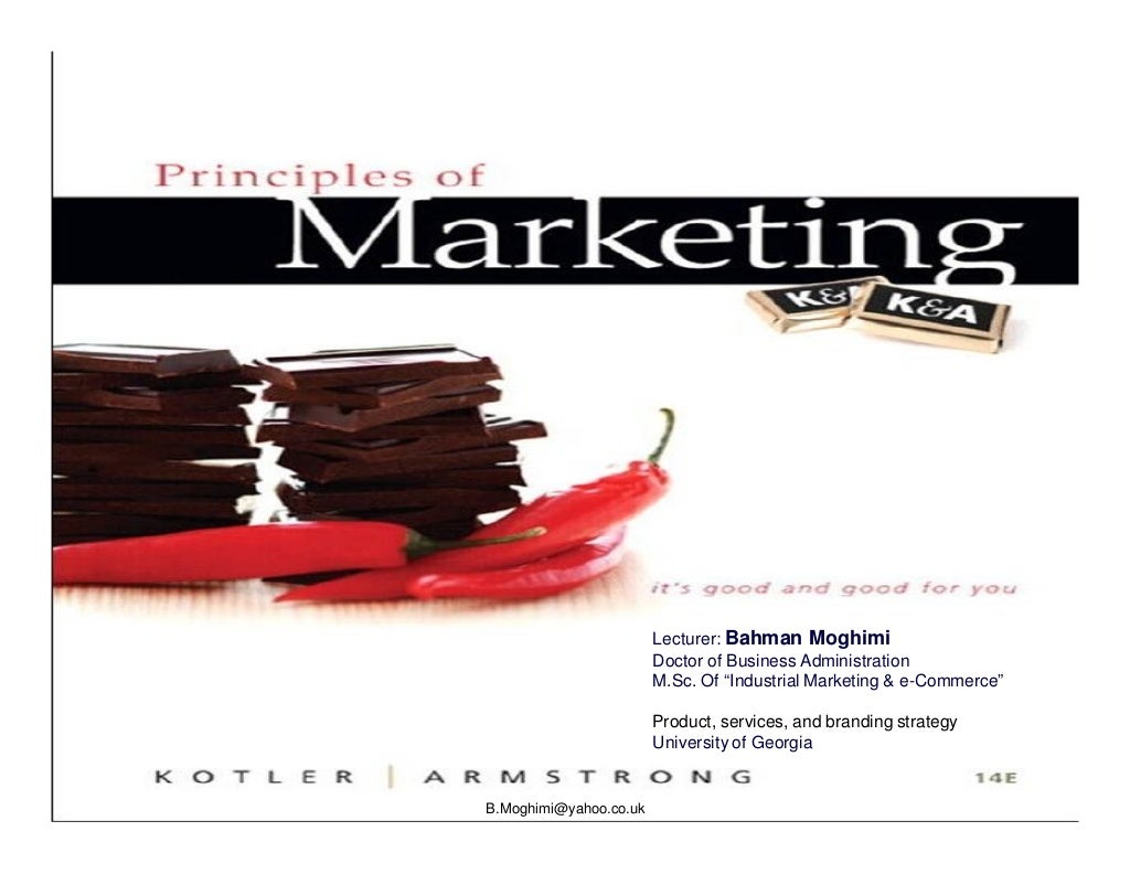 Marketing kotler product service and brands moghimi