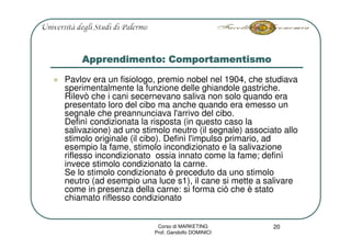 Marketing L3 Consumo E Domanda