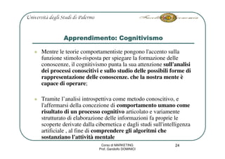 Marketing L3 Consumo E Domanda