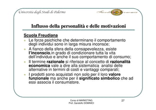 Marketing L3 Consumo E Domanda