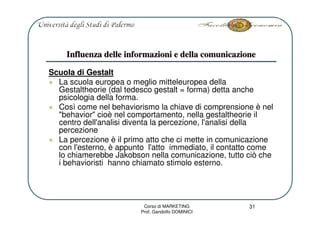 Marketing L3 Consumo E Domanda