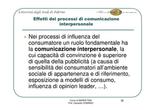 Marketing L3 Consumo E Domanda