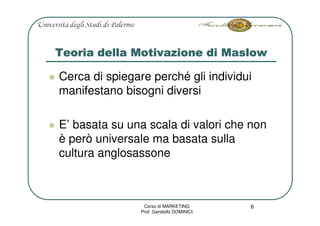 Marketing L3 Consumo E Domanda