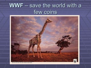 WWFWWF – save the world with a– save the world with a
few coinsfew coins
 