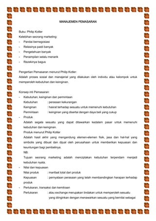 Marketing management | PDF