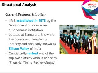 Marketing IIMB as a Global MBA Destination for International Students ...
