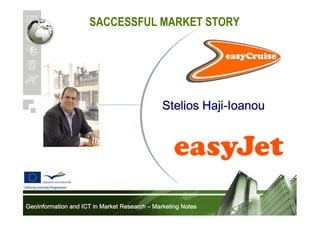 SACCESSFUL MARKET STORY

HajiStelios Haji-Ioanou

GeoInformation and ICT in Market Research – Marketing Notes

 
