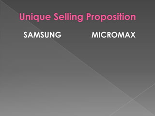 SAMSUNG MICROMAX
 
