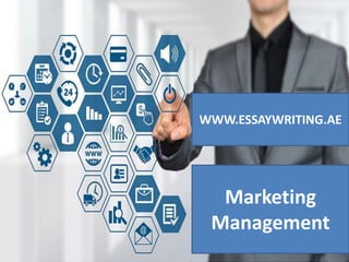 Marketing
Management
WWW.ESSAYWRITING.AE
 