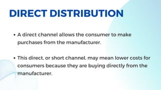 Marketing MIX, Distribution Channel and Media | PDF