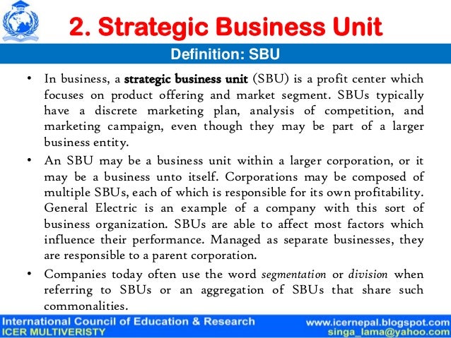 Marketing management introduction unit i EMBA