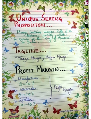 Marketing management Project file Class 12 | PDF