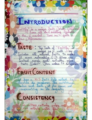 Marketing management Project file Class 12 | PDF