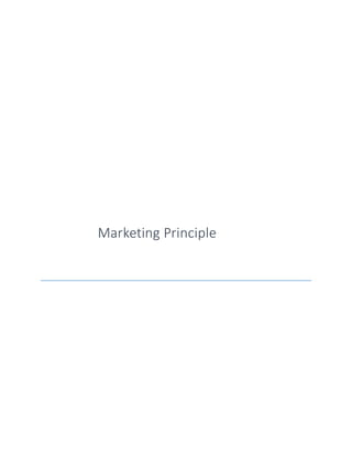 Marketing Principle
 