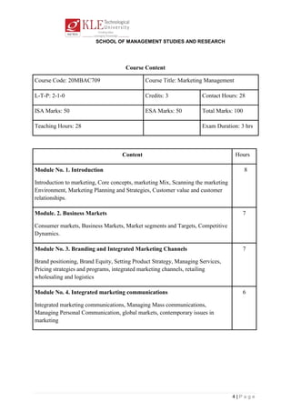 Marketing Management Lesson Plan for 1st Sem 23-25 batch- Final.doc
