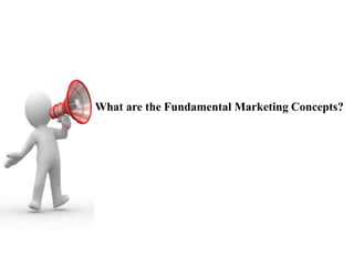 What are the Fundamental Marketing Concepts?
 