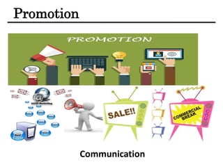 Promotion
Communication
 