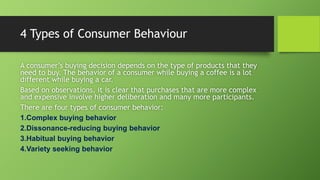 An PPT on Consumer Behaviour and Market Segmentation | PPTX