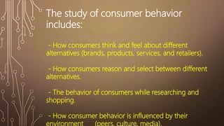 An PPT on Consumer Behaviour and Market Segmentation