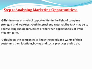 Step 3: Researching and Selecting Target Markets
→The select target market company needs to know how to measure
and attrac...