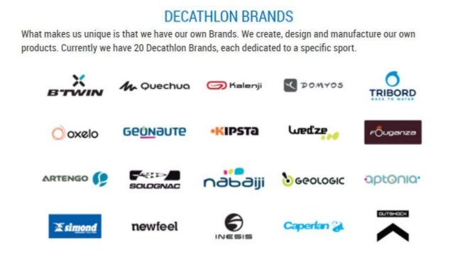 brands at decathlon