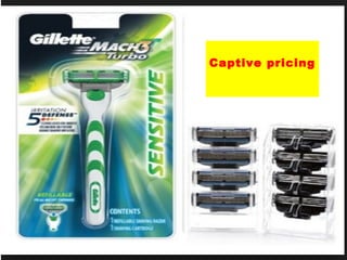 Captive pricing
 