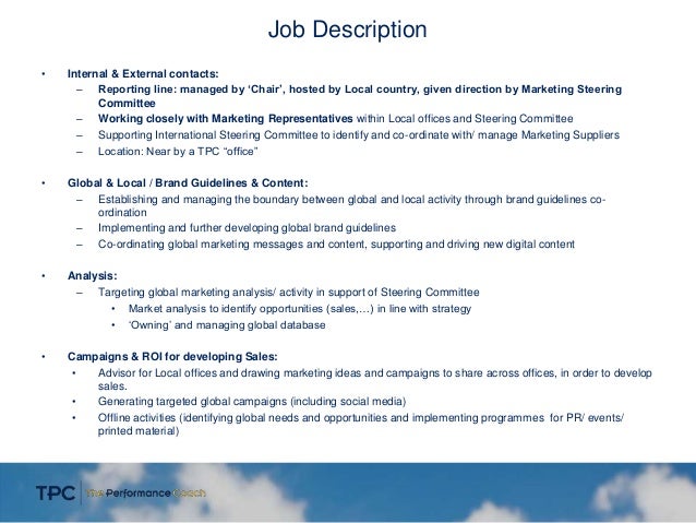 global marketing manager 3 job description international marketing director job description - International Marketing Manager global marketing manager 3 job description international marketing director job description - International Marketing Manager