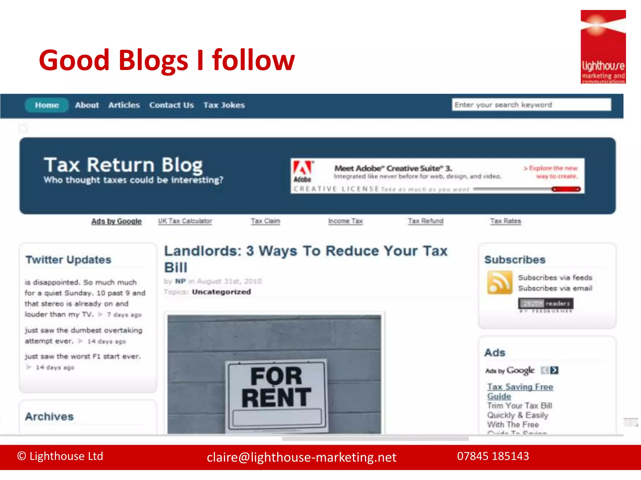 BlogsContent publishing tool that displays your posts/articles in chronological orderMulti media contentTop 3 platforms