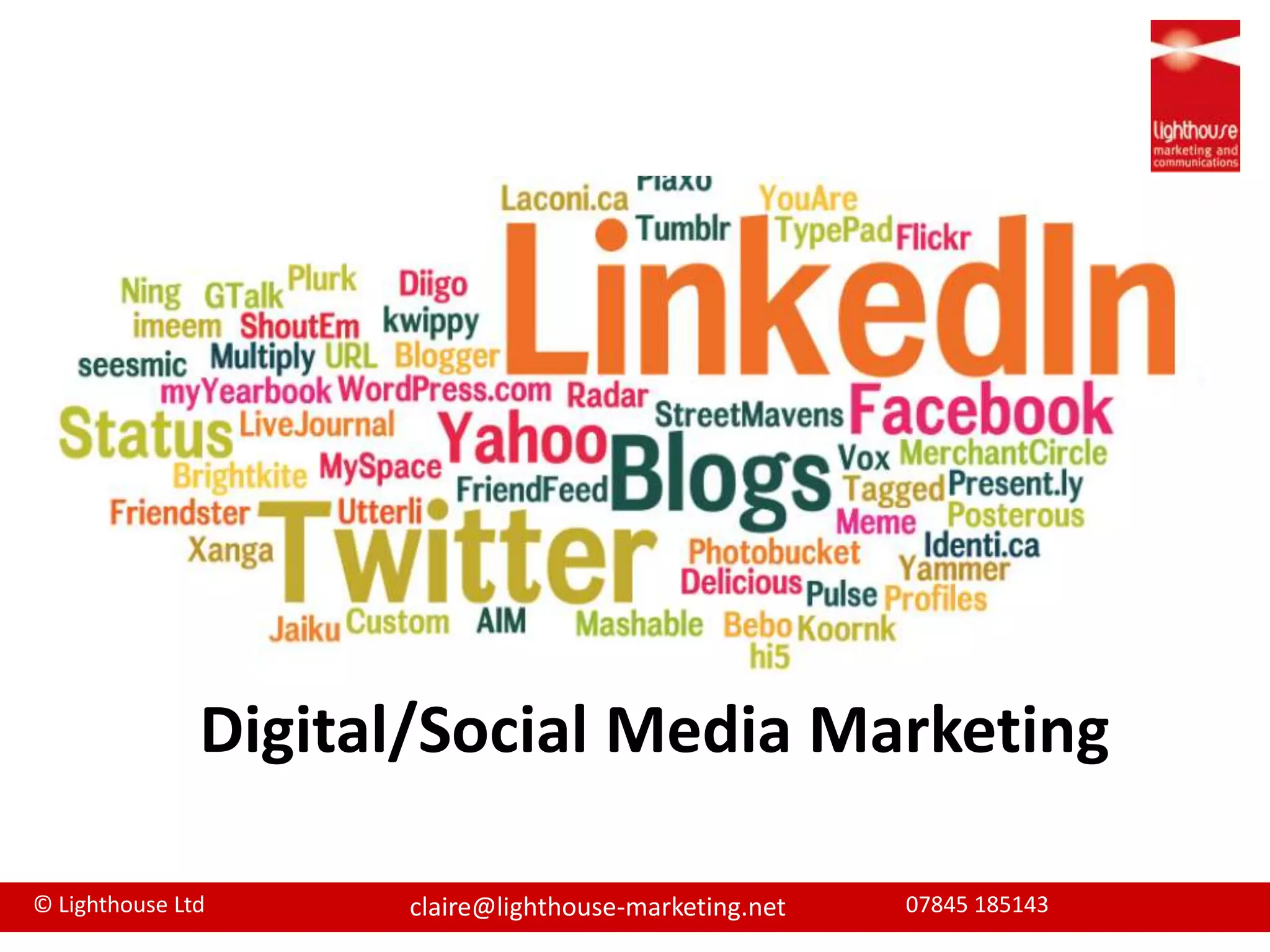 Digital/Social Media Marketing