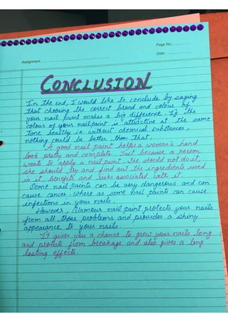 Marketing Project- Class XII (B.St)