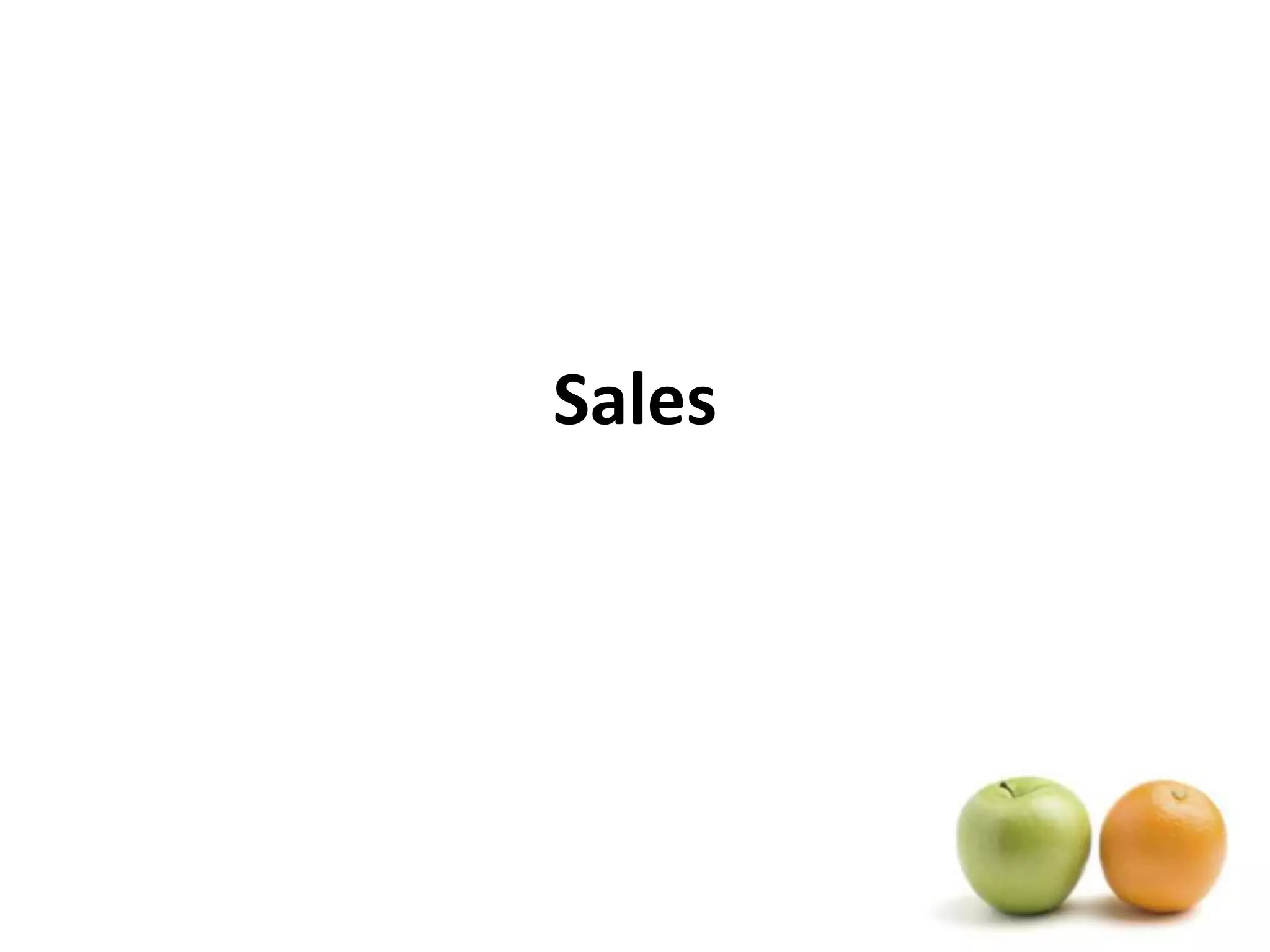 Sales