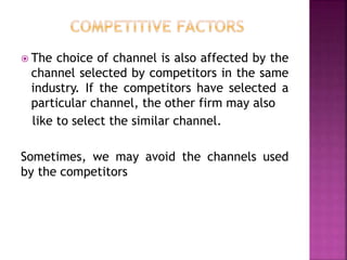 Marketing Management - Channels of Distribution | PPTX