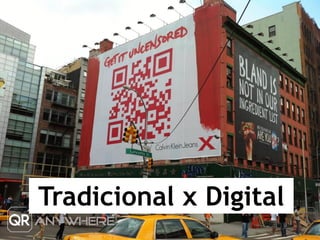 Tradicional x Digital
 