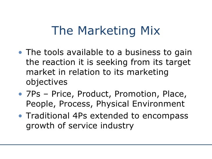 Marketing Mix