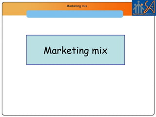 Economía
2.º Bachillerato

Marketing mix
La función productiva

Marketing mix

 