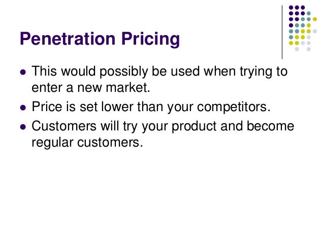 penetration pricing strategy example
