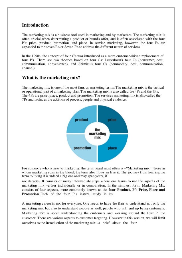 Marketing mix decisions ppt image