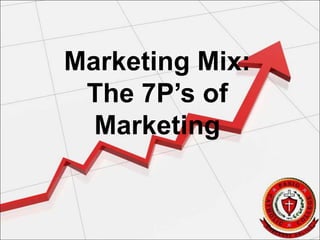 Marketing Mix:
 The 7P’s of
  Marketing
 