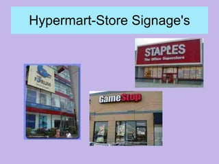 Hypermart-Store Signage's 