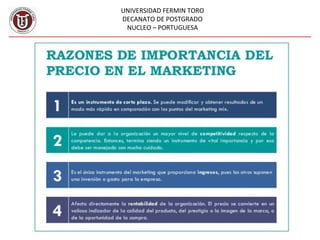 UNIVERSIDAD FERMIN TORO
DECANATO DE POSTGRADO
NUCLEO – PORTUGUESA
 