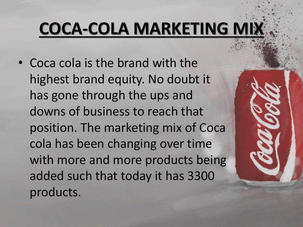 Marketing Mix Coca Cola