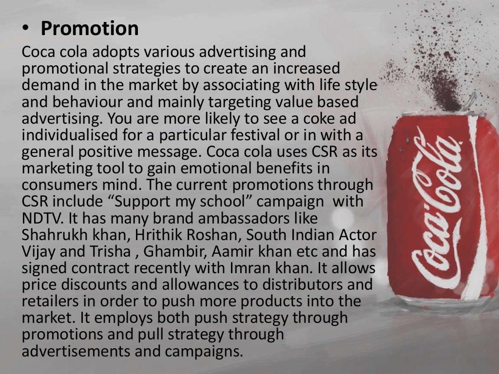Marketing Mix Coca Cola