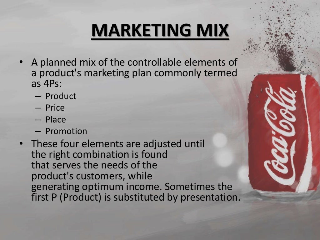 Marketing Mix Coca Cola